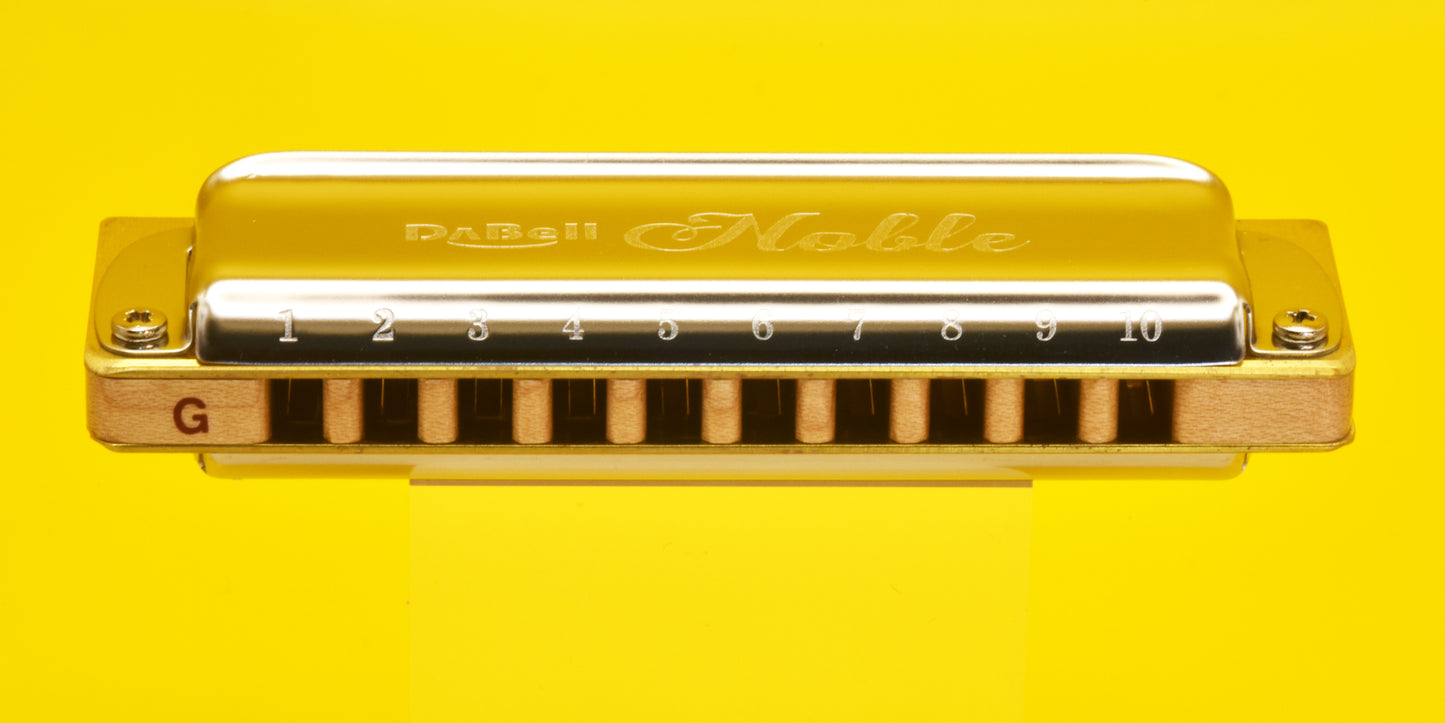 DaBell Noble diatonic harmonica available in keys of C, D, G, A