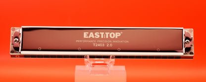 Easttop Tremolo harmonica T2403 and T2403-02 available in C, D and G keys
