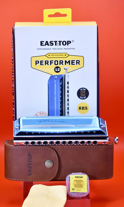 Easttop Professional Performer 12 hole Chromatic Harmonica