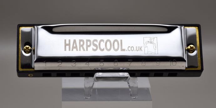 HarpsCool Harmonica in key of C - beginners 10 hole diatonic