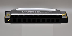 HarpsCool Harmonica in key of C - beginners 10 hole diatonic