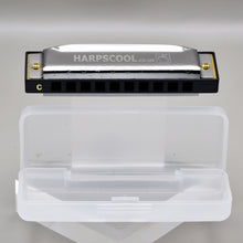 Carregar imagem no visualizador da galeria, HarpsCool Harmonica in key of C - beginners 10 hole diatonic