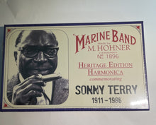 将图片加载到图库查看器，Hohner Sonny Terry Heritage Edition Marine Band harmonica in key of C