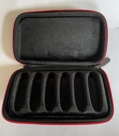 Babyfat zip up hard cases to hold 3 or 6 harmonicas